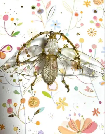 곤충 브로치 카미키리무시 TOM