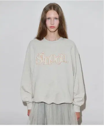 Sinoon 로고 그레이 트레이닝복