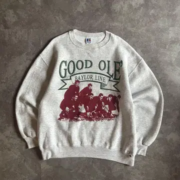 90s 러셀 애슬레틱 맨투맨 트레이닝복 USA제 그레이 XL 구제 의류