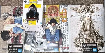 DEATH NOTE 데스노트 B상 L 피규어 클리어 포스터 제일복권