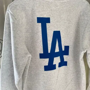 MLB LA 다저스 로고 트레이닝복 속기모 L 사이즈 오트밀