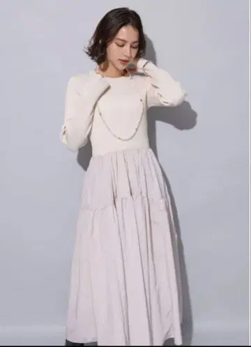 알페쥬 타프타 도킹 원피스 Arpege 원피스 롱