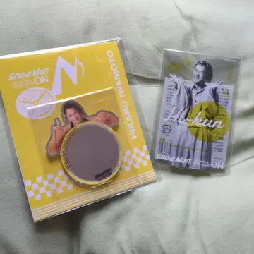 SnowMan 이와모토 테루 군 ON 클리어 카드 & 미러 스티커 세트