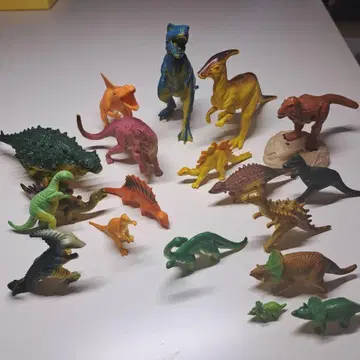 공룡 피규어 세트 약 20개