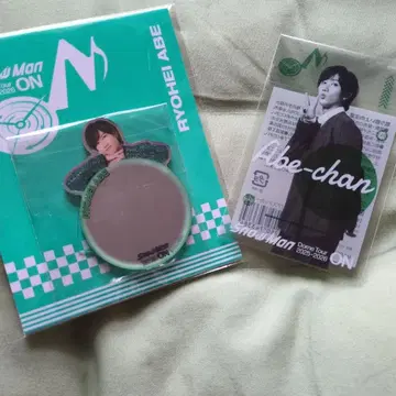 SnowMan 아베 료헤이 ON 클리어 카드 & 미러 스티커 세트