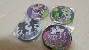 스플래툰 캔뱃지 4개 세트