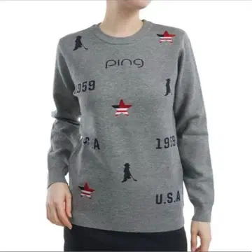 새상품급 ping 크루넥 니트 M 사이즈