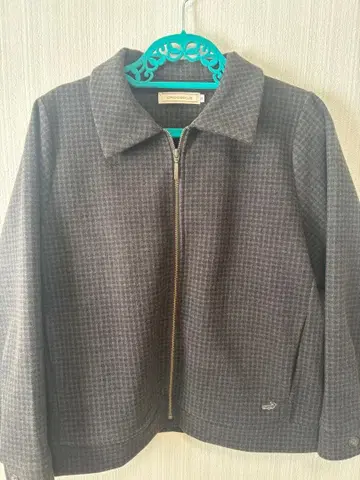 CROCODILE 체크 무늬 자켓 M