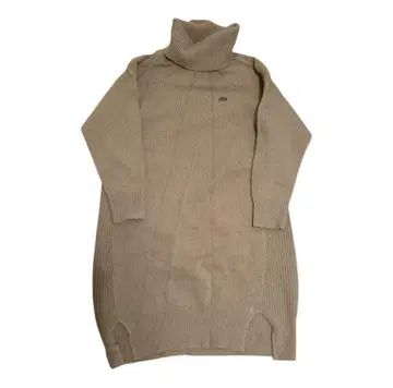 Lacoste 베이지 터틀넥 원피스