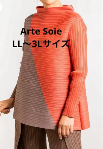 Arte Soie 알테소와 빅 플리츠 튜닉 LL~3L 사이즈