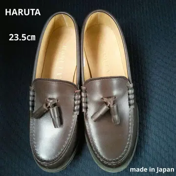 [ HARUTA ] 천연 가죽 프린지 로퍼 [ 23.5cm ]