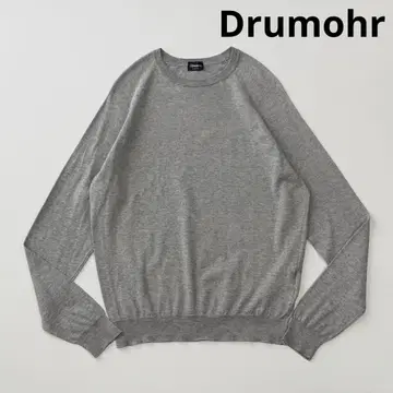 Drumohr 돌모어 코튼 캐시미어 크루넥 하이 게이지 니트