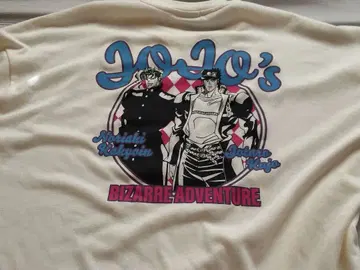 미사용 익명 배송 죠죠의 기묘한 모험 아베일 T셔츠 죠타로 카쿄인 3L