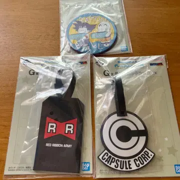 드래곤볼 제일복권 G상 3세트 캡슐 코퍼레이션 레드 리본