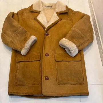 ITALIAN TASTE DOPIO 천연 가죽 무스탕 코트 남녀 공용