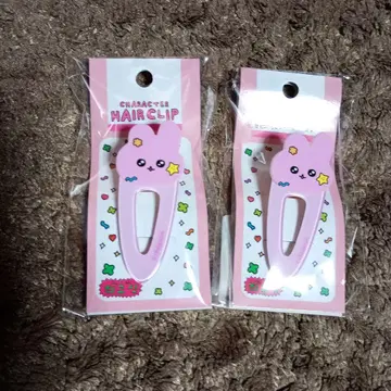 캐릭터 헤어 클립 2세트