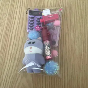 가챠 파우치 퍼플 므뉴 AMUSE