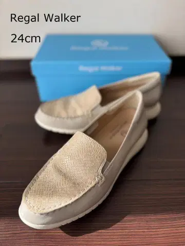 [ 새상품급 ] Regal Walker 모카 슬립온 로우컷 24cm