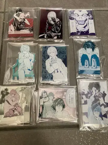 제일복권 데스노트 G상 아크릴 스탠드 9종 세트