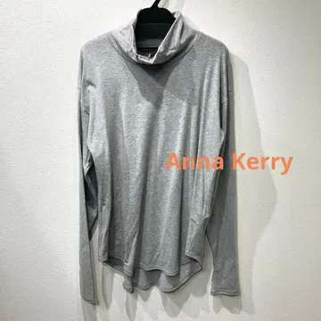 Anna Kerry 터틀 웜 롱T 그레이