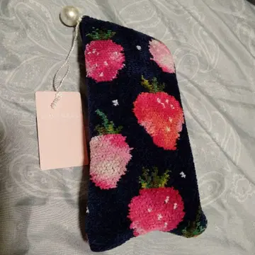 LOVERARY 딸기 무늬 안경 케이스