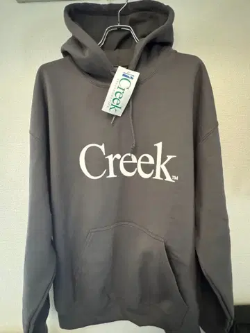 Creek angler's device 후드티 L 사이즈 차콜