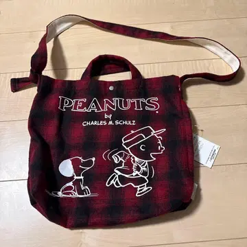 *택 포함 미사용 새상품* ROOTOTE 스누피 토트백 숄더백