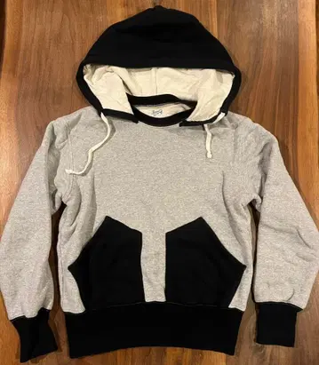 페로우즈 맨투맨 투톤 후가공 후드티 36 그레이 네이비 빈티지