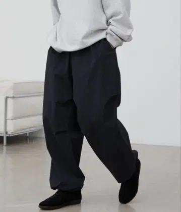 팬츠 TRACK WIDE EASY LOOSE PANTS 테크 팬츠
