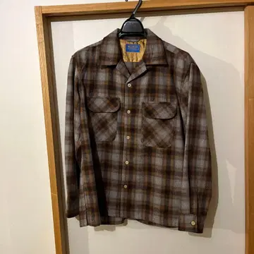 Back Number 백넘버 보드 셔츠 옴브레 펜들턴