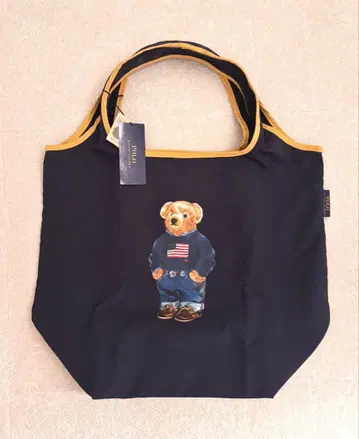 랄프 로렌 폴로베어 에코백 네이비