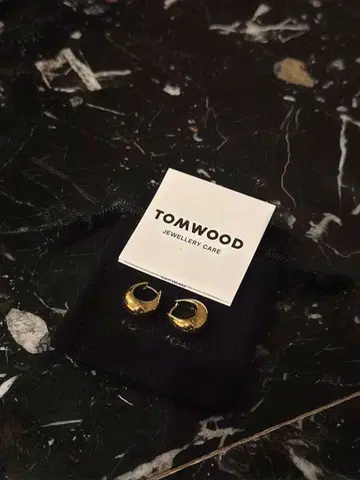 TOMWOOD 골드 후프 귀걸이