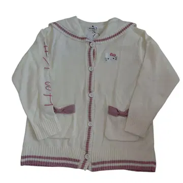 택 포함 키티 니트 가디건 (M~L)