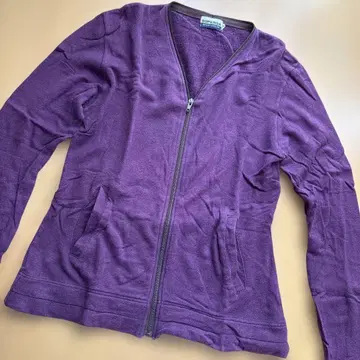 SUPERGA 보라색 집업 트레이닝복 M C