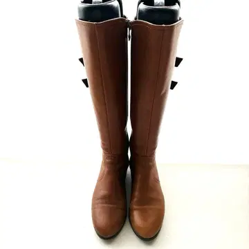 천연 가죽 DIANA 다이애나 카멜 롱 부츠 22.5cm 4