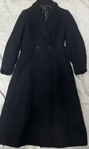 UNITED TOKYO 울 롱 코트 사이즈 2 / 블랙 / 겨울 아우터