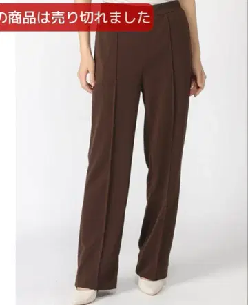 [시착만 한 상품, 새상품급] 스픽 앤 스팬 조젯 풀온 팬츠 브라운 38