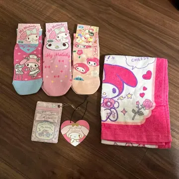 마이멜로디 삭스 패스 케이스 타월 세트
