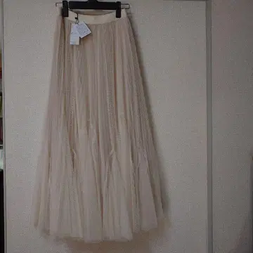 COCO DEAL 튤 롱 스커트