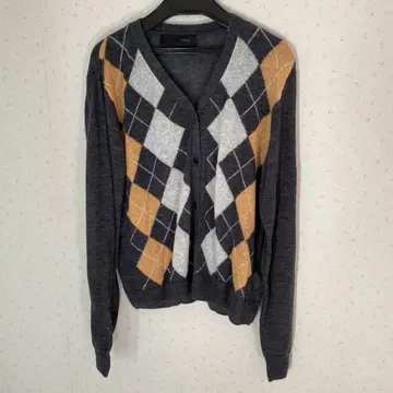 ZARA 마름모 니트 가디건