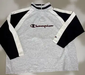 [ Champion ] 남성용 하프 지퍼 맨투맨 L 사이즈