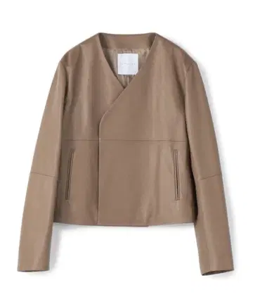 ESTNATION 노카라 램 가죽 자켓