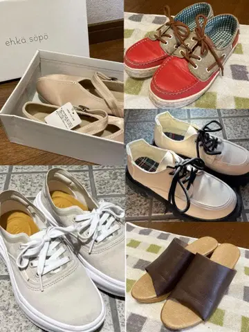 새상품 있음 23.0-23.5 여성용 신발 5종 세트