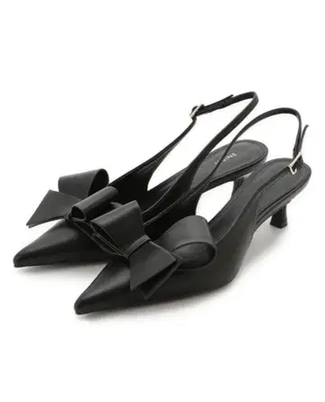 snidel 더블 리본 펌프스