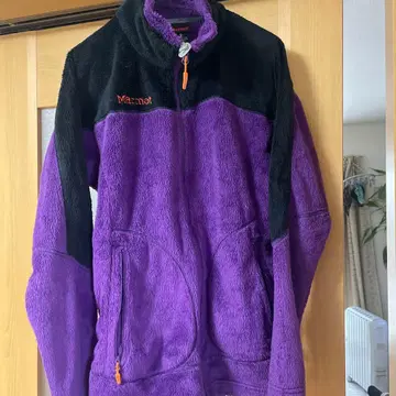 Marmot 플리스 자켓 M 사이즈 보라색/블랙
