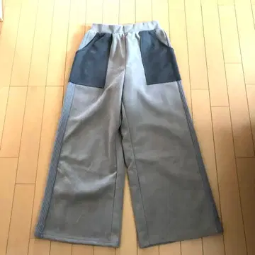 Jena 제나 에스파스 멜베이유 명품 스웨이드 리브 절개 팬츠 모카