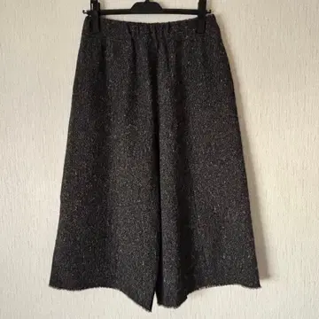 요건 레일 가우초 팬츠 고급 트위드