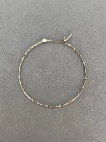 agete 아가트 K10 골드 후프 귀걸이 (한쪽용)