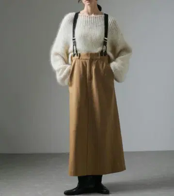 SALON adam et rope' 서스펜더 트라페즈 스커트