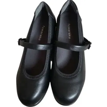 후와라쿠 방수 스트랩 웨지 펌프스 24EEEE